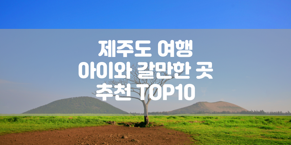 제주도 여행, 아이와 갈만한 곳 추천 TOP10 썸네일